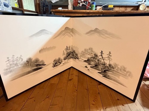 Japanese folding screen - folding,