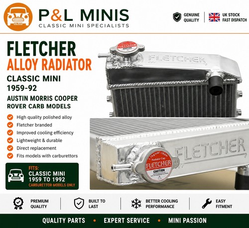 Fletcher alloy radiator - alloy,