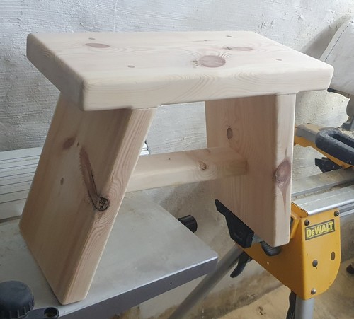 Farmhouse stepping stool - farmhouse,
