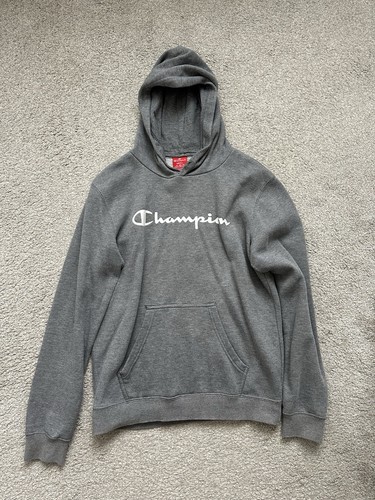 Grey champion hoodie with - champion,