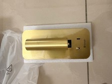 Everglo gold brass bedside