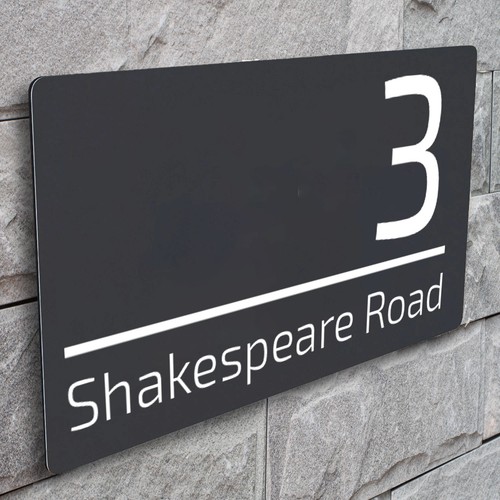 Floating house sign plaque - floating,