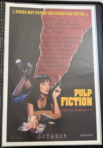 Pulp fiction 1994 rolled - pulp,