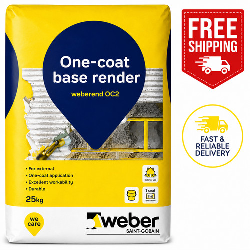 Weber one coat - base, render