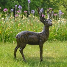 small stag sculpture Garden