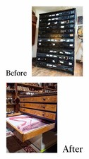 Refurbished A0 plan chest with