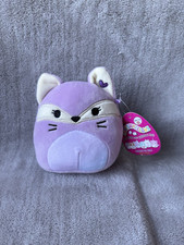Repaired Squishmallows Fay Purple Fox Soft Plush Toy 5" Valentines Target Excl