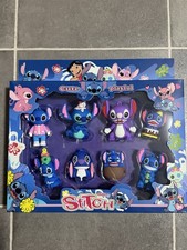 Set of 8 Stitch figures —