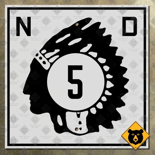 North dakota highway - 5, route