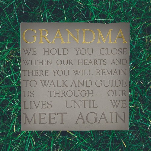Grandma graveside square - graveside,