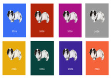 Japanese Chin 2026 Diary A5