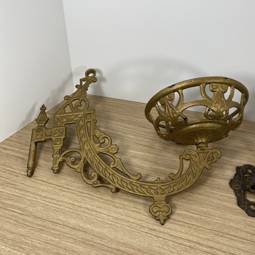 Antique ornate cast iron - b&h,