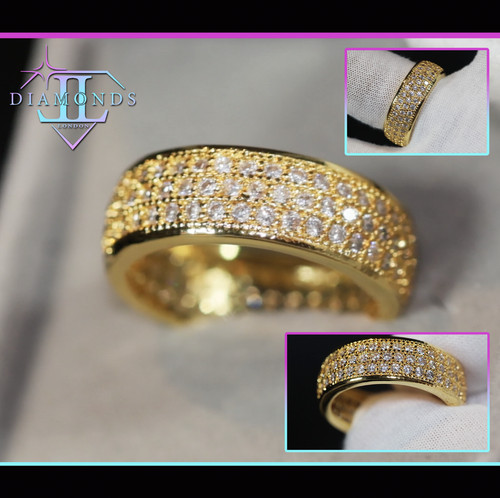 Gold simulated diamond - simulated,
