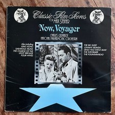 NOW, VOYAGER - MAX STEINER - FILM SCORES  MINT VINYL LP / NOTES & STILLS SHEET