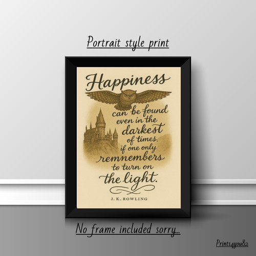 Harry potter quote print - quote,