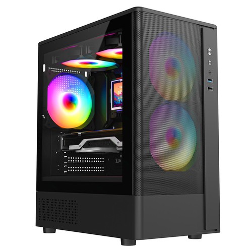 Gaming case cit black micro - gaming,
