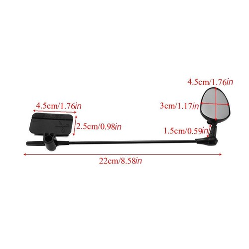 Pair bike helmet rearview - 1,