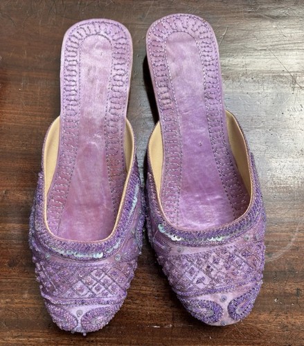 Vintage lilac silky beaded - vintage,