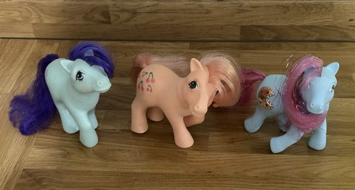 Vintage little pony - pony, x3