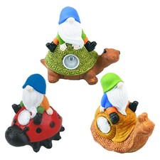 3 x Solar Garden Ornaments