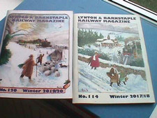 Lynton & Barnstaple Railway Magazine - 2 Issues, Winter 2017/18 & 2019/20