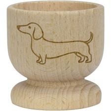 'Sausage Dog' Wooden Egg Cup