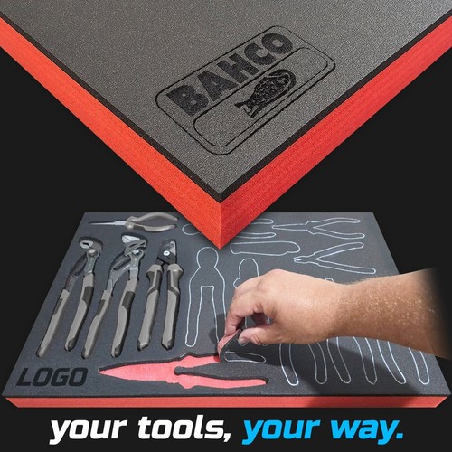 Bahco shadow foam tool tray - shadow,