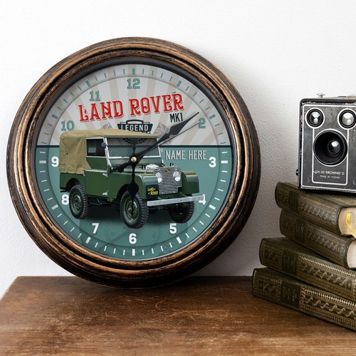 Personalised car clock - car,