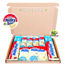 10 ITEM MILKYBAR & BUTTON PERSONALISED HAMPER Milky Bar Valentines Gift Box🍫🎁