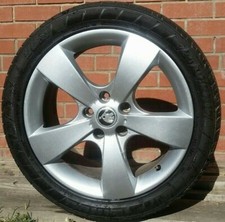 MK2 SKODA OCTAVIA SPORT 17" PEGASUS ALLOY WHEEL TYRE 1Z0601025D 7Jx17H2 ET54