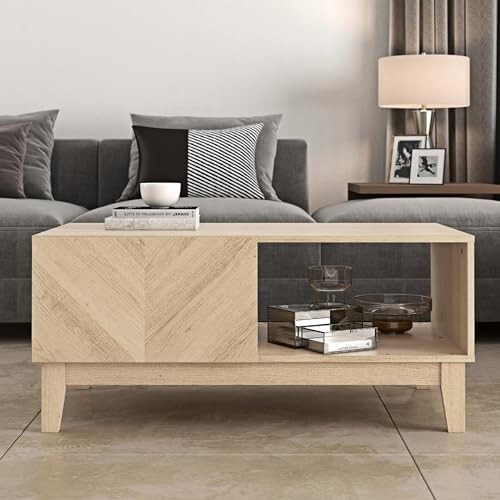 Oak coffee table - oak,