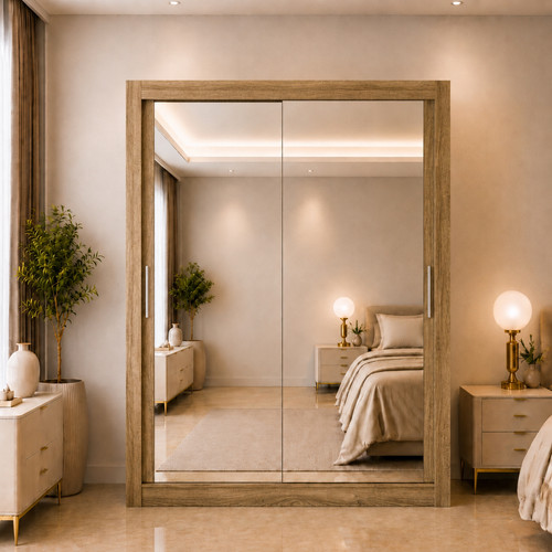 Maple full mirror sliding - full,