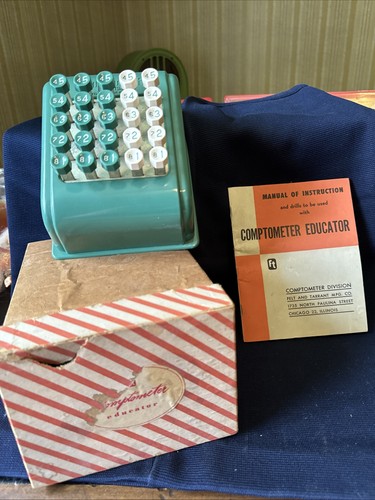 Vintage comptometer educator - vintage,