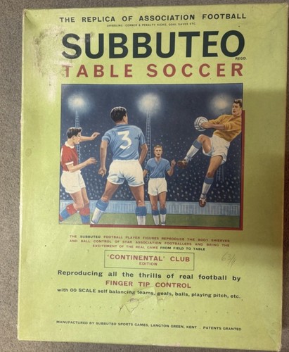 Vintage subbuteo table soccer - vintage,