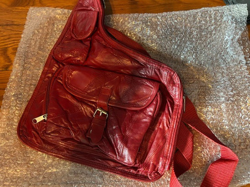 Red sling cross body - red,,