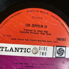 LED ZEPPELIN III - 1st PRESS