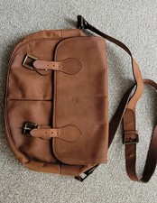 Timberland nubuck leather messenger bag, complete with purse and dust bag