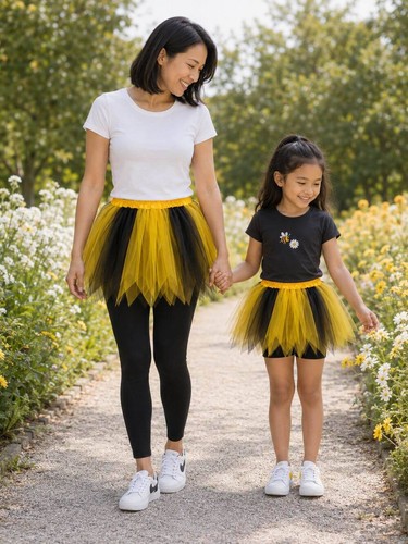 Yellow black fairy costume - yellow, &