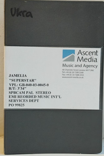 Jamelia superstar promo - jamelia, "superstar"