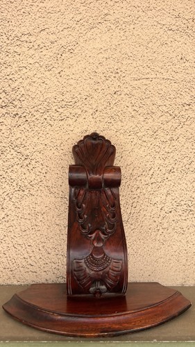 Vintage wall shelf - shelf, mahogany
