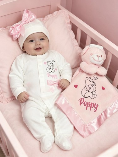 Newborn baby girl babygrow - baby,
