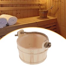 Wooden Sauna Bucket Sturdy