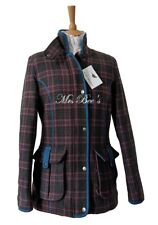 LADIES NESS BROWN & PINK TWEED FIELD COAT SIZE 8