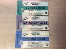 2013 Goodwood Revival Meeting Friday, Saturday & Sunday admission ticket set