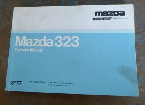 Mazda 323 8 98 sedan - mazda, ba