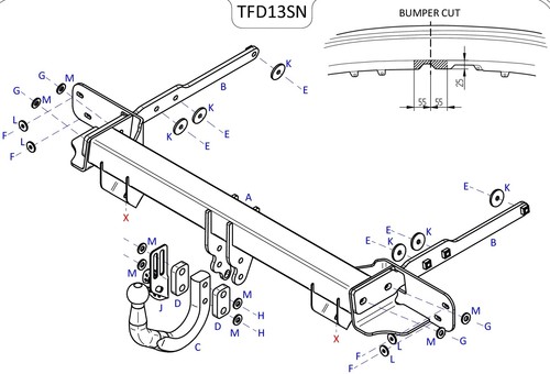 Towtrust swan neck automotive - swan,