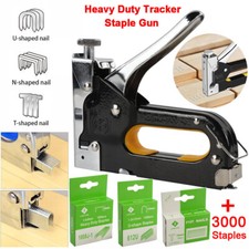 Staple Gun Heavy Duty Tacker Stapler Upholstery Nail Gun 3000x Staples UK