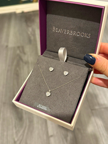 Beaverbrooks 9ct white gold - white,