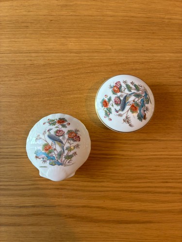 Wedgwood kutani trinket boxes - kutani,