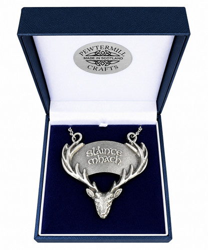 Handmade pewter slainte mhath - pewter,